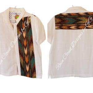 Boys Dress Shirt with Native Design