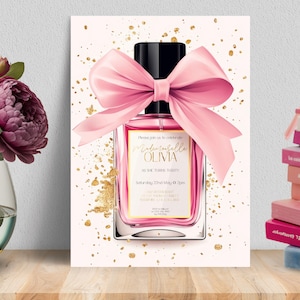 30th Birthday Invite, INSTANT DOWNLOAD, High End Luxury, Perfume Invitation, Classy, Elegant, Coquette Bow, Beautiful 30th Invite, Party