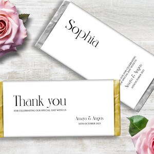 Wedding Chocolate Wrapper, INSTANT DOWNLOAD, printable chocolate wrapper, editable chocolate bar wrapper, personalised wrapper