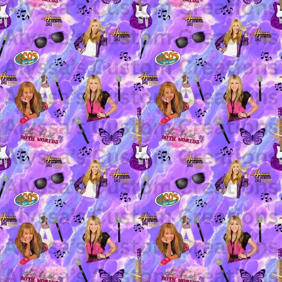Hannah Montana Seamless print: Digital File