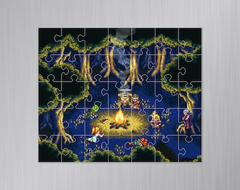 Chrono Trigger Fiona's bosmagneet 7 "x 8,5" puzzel (35 stukjes)