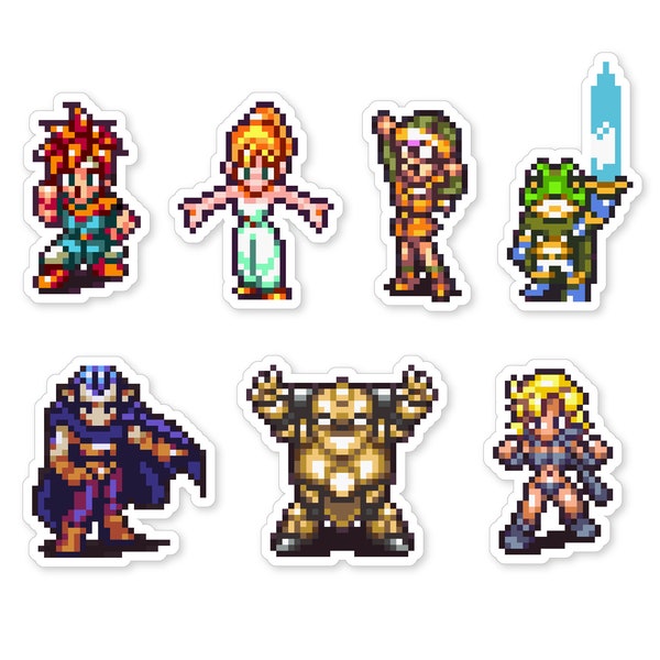 Chrono Trigger Sticker Set (7 Pieces)