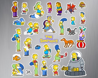 The Simpsons Arcade Game Magnet Set (29 Pieces)