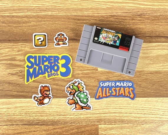 Super Mario Bros. 3 Super Mario All-Stars SNES Sticker Set (34 Pieces)