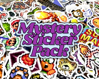 Mystery Sticker Pack - Video Games (15-30 Pieces)