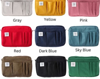 Delfonics Utility Carrying Pouch Inner Stud Medium Small Size/ 15 Pockets / Inner Carrying / A5 Size