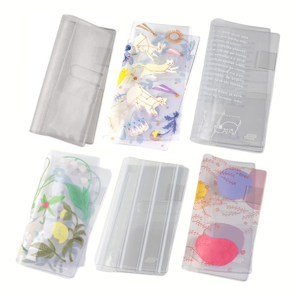 Accessoires de couverture transparente Hobonichi Weeks, couverture par Yuka Hiiragi, Hobonichi Weeks Stripes, Hobonichi Clear Cover « Eric » par Shaun Tan