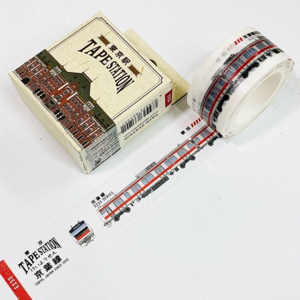 Mt Washi Tape, Tape Station Masking Tape, Tokyo Station Arrival and Departure Series Keiyo Line, Japanese washi tape Mt collections