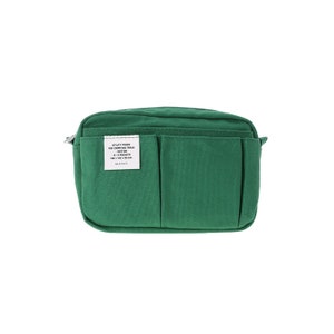 Delfonics Utility Carrying Pouch Inner Stud SMALL SIZE/ 10 Pockets / Inner Carrying / A6 SIZE Green