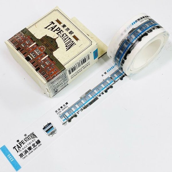 Mt Washi Tape, Tape Station Masking Tape, Tokyo Station Arrival and Departure Series Keihin Tohoku Line, Japanese washi tape Mt collections