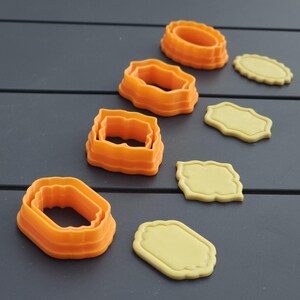 Cookie cutter frames, for polymer clay