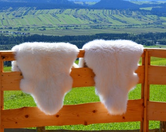 Genuine Natural creamy white Sheepskin Rug, Pelt, Giant Sheepskin Throw Ten Sheepskin Long Wool, Luxury Sheepskin