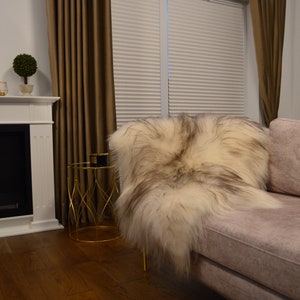 XXXL Real Icelandic Sheepskin Rug Scandinavian Decor Sofa Sheepskin throw Chair Cover Natural Sheep Skin Rugs Unique Color
