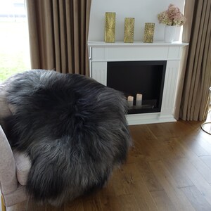 XXXXL Natural Sheepskin Rug, UNIQUE COLOR, Sheep Skin Rug, Birthday Gift, Sheepskin Throw, Luxury Sheepskin Rug, Scandinavian Decor