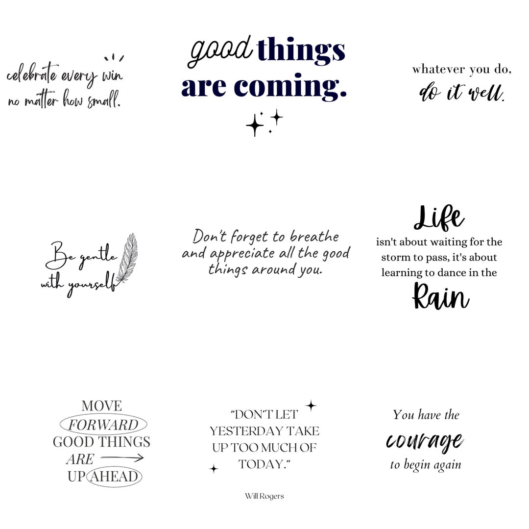 100 Instagram Inspirational Quote Pack Editable Posts Stories