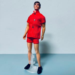 Ken1111 parlante vintage de 1970, original de Barbie Mattel, ¡ruido de rasguño y funcionamiento de la cuerda!