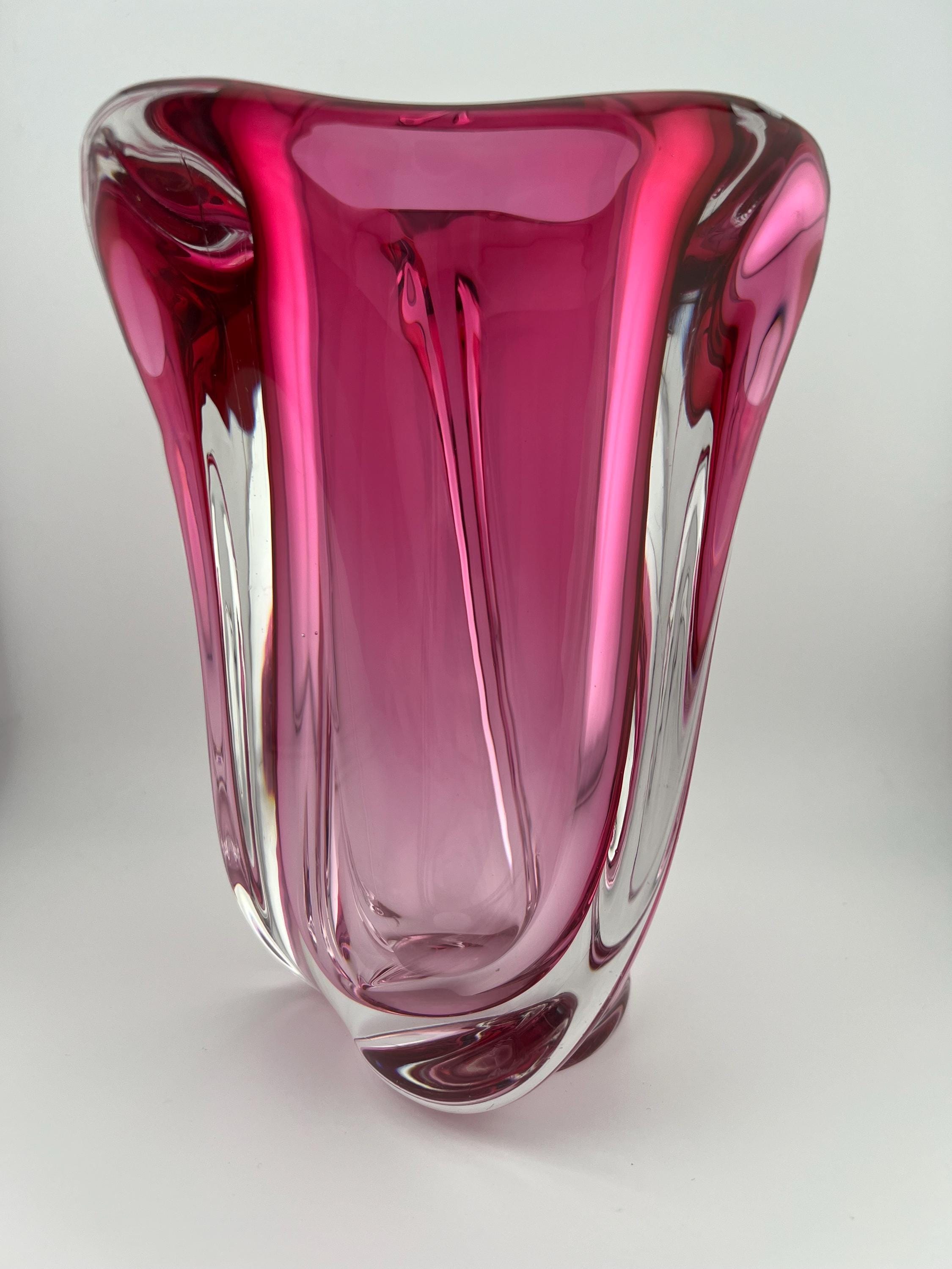 Val St Lambert Vase - Etsy Canada