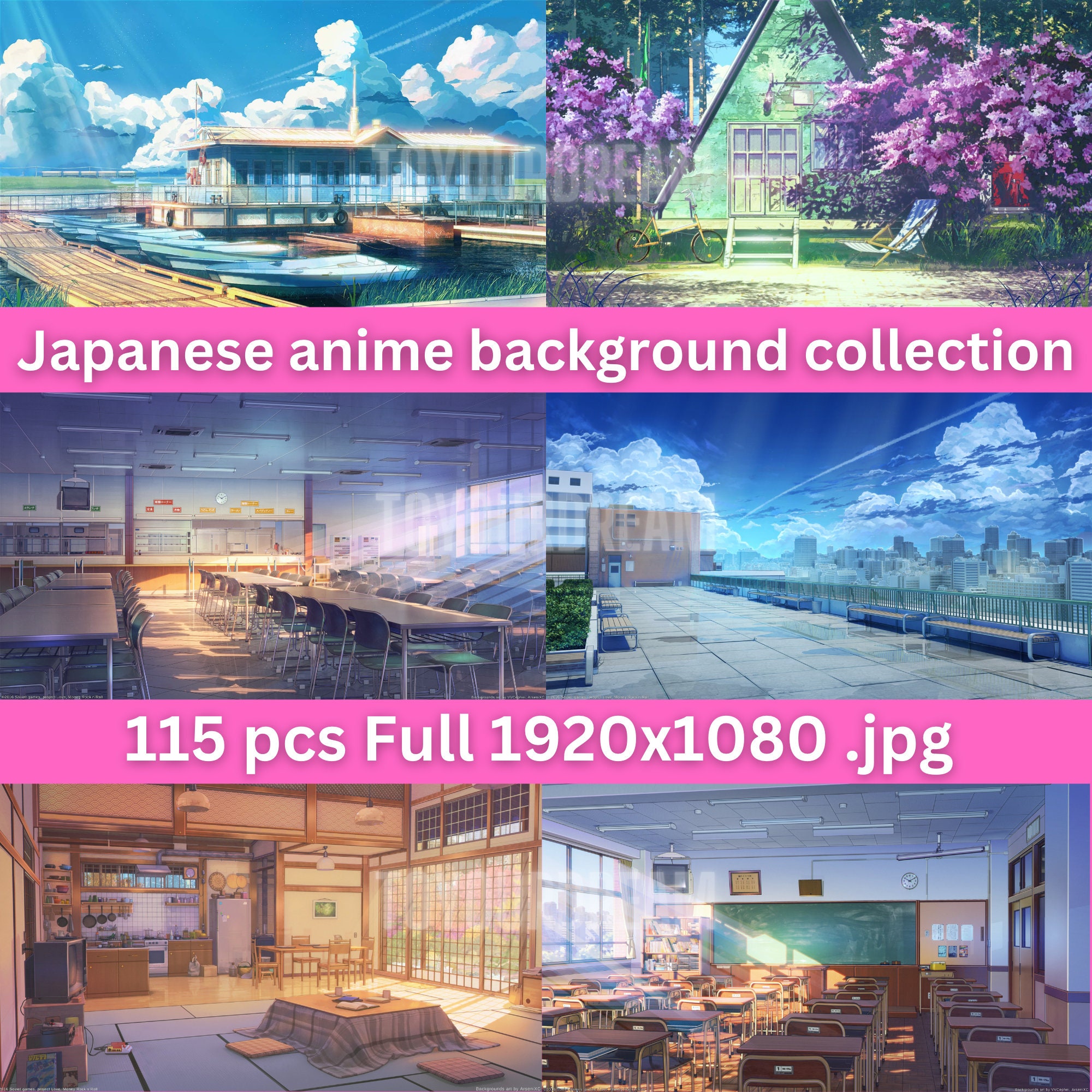 Japanese Style Anime Background Bundle Over 100 Japanese - Etsy Japanese Style Anime Background Bundle Over 100 Japanese - Etsy