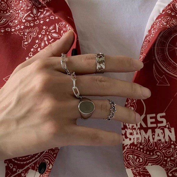 Stackable Y2k Ring Etsy