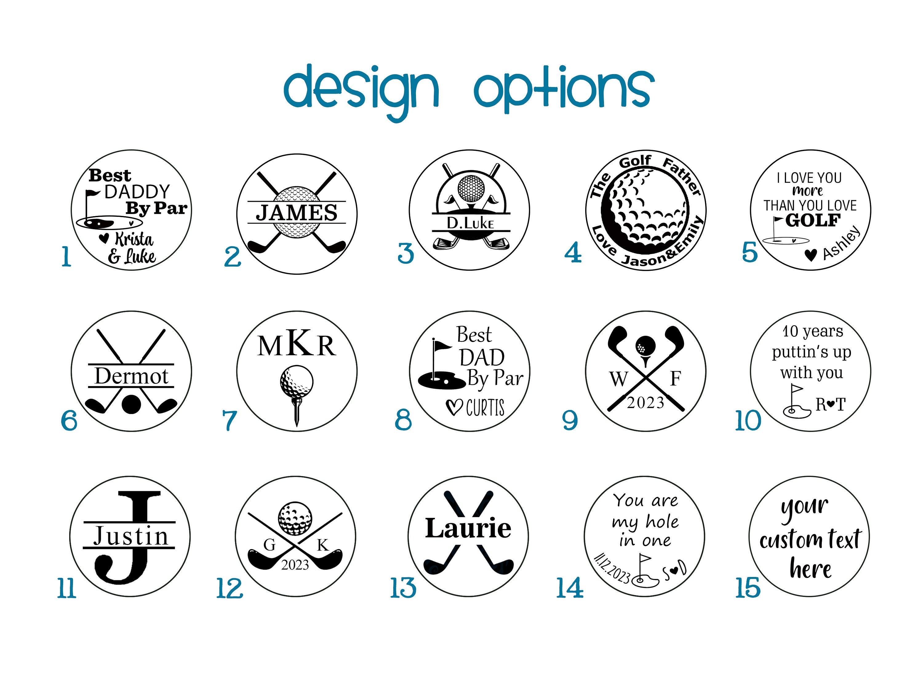 Engraved Golf Divot Tool Markercustom Ball Marker Golfgolf Etsy UK