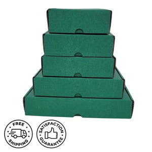 Green Cardboard Boxes, Packaging Boxes, Gift Boxes, Mailer Boxes, Custom Shipping Boxes for Small Business, Green Boxes, Colored Boxes, Box