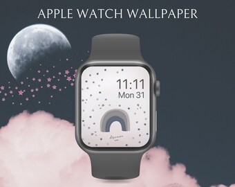 Tarcza zegarka Apple Watch „Gwieździste sny” | Niebiańska tapeta (pobranie cyfrowe)