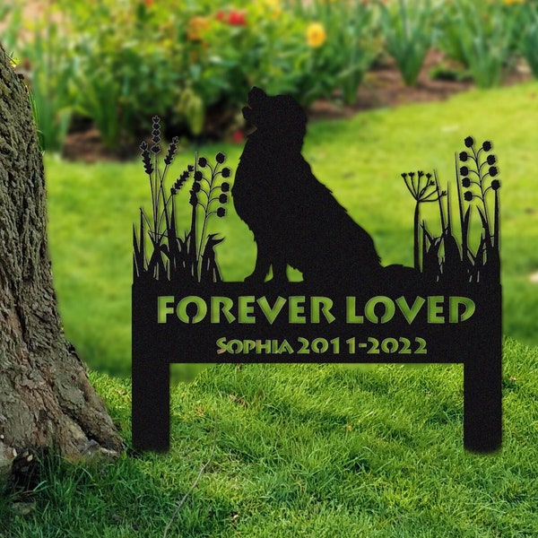 Golden Retriever Memorial Stake Sign Personalized,Pet Grave Markers Sign,Sign With Stake,Pet Loss Gift,Sympathy Sign,Remembrance Stake