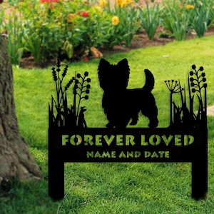 Westhighland Gedenkpfahl Schild personalisiert, Haustier Grab Marker Schild, Schild mit Pfahl, Haustier Verlust Geschenk, Sympathie Schild, Westie Erinnerungspfahl