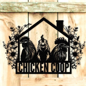 Chicken Coop Metal Sign Personalized,Hen House Decor,Egg Shack,Hens Farm Monogram,Chick Inn,Custom Farm Sign Monogram