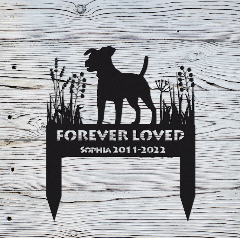 Jack Russell Memorial Stake Sign Personalized,pet Grave Markers Sign