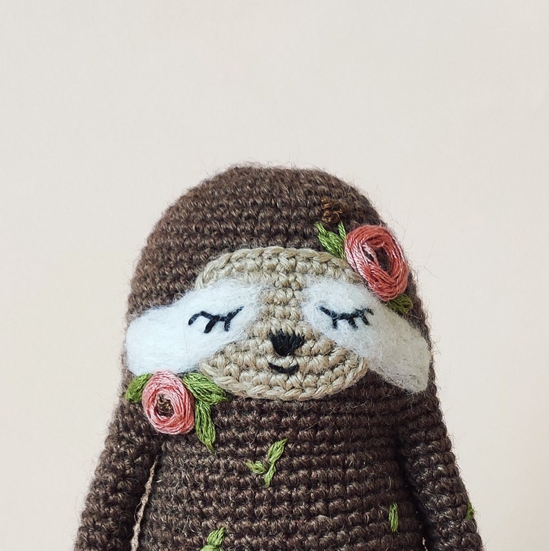 Peluche Bradipo Carino 28 Cm - Animale Selvatico Morbido - Regalo Per Bambini