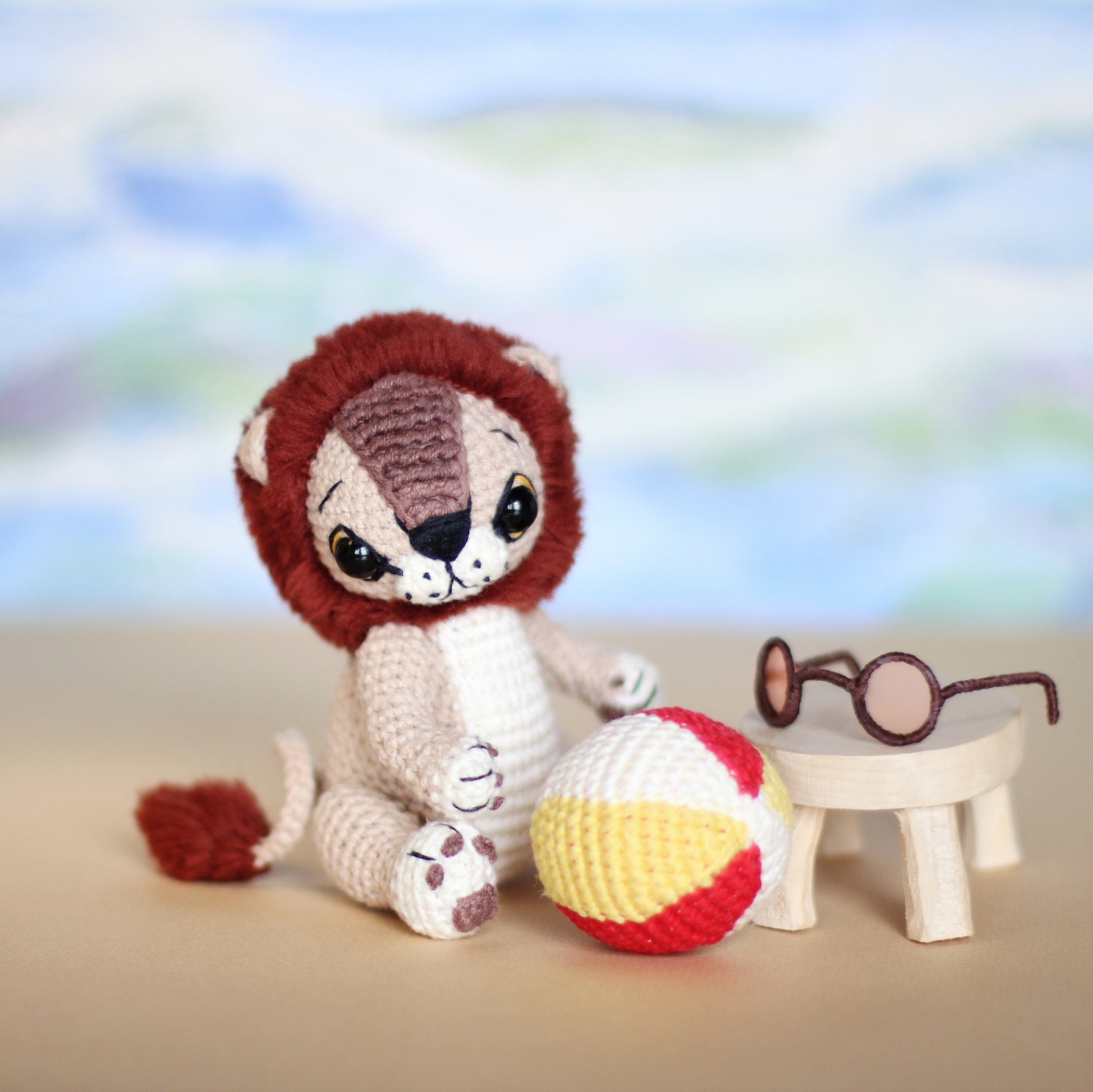Crochet Pattern Lion, DIY Amigurumi Lion Toy Tutorial, PDF Digital ...