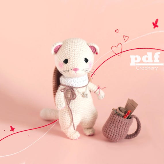 Crochet Weasel  – No-Sew Amigurumi Pattern (PDF) | Inspired by Chinese Donghua