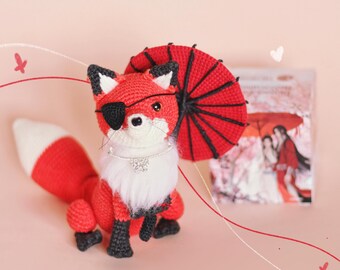 2in1 Fox & Weasel | Inspired BL Novel | Amigurumi Pattern Bundle