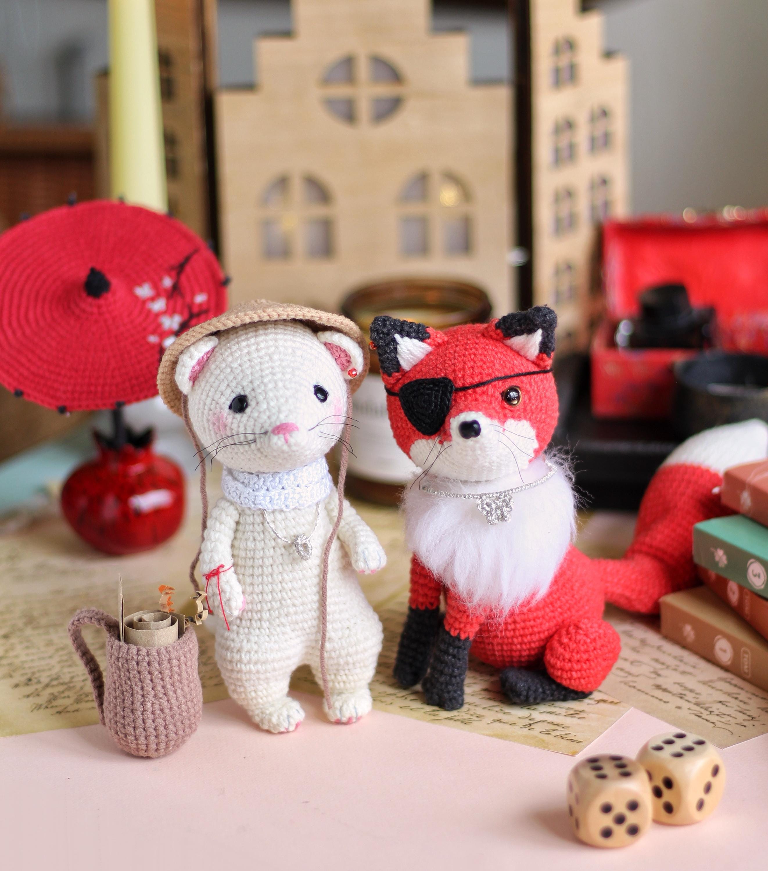 Fox Hua Cheng & Weasel Xie Lian Crochet Pattern – Heaven