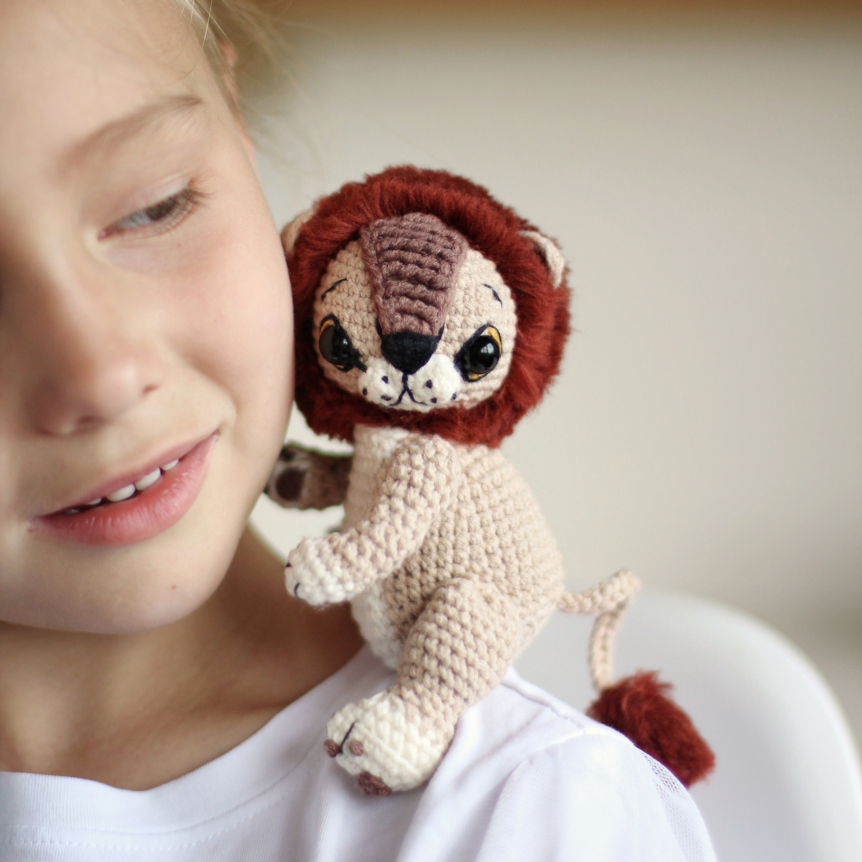 Crochet Pattern Lion DIY Amigurumi Lion Toy Tutorial PDF - Etsy Australia