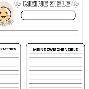 My Goals - Diary Template - for instant download