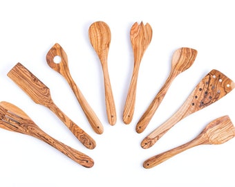 Juego de Utensilios OliveWood de 8