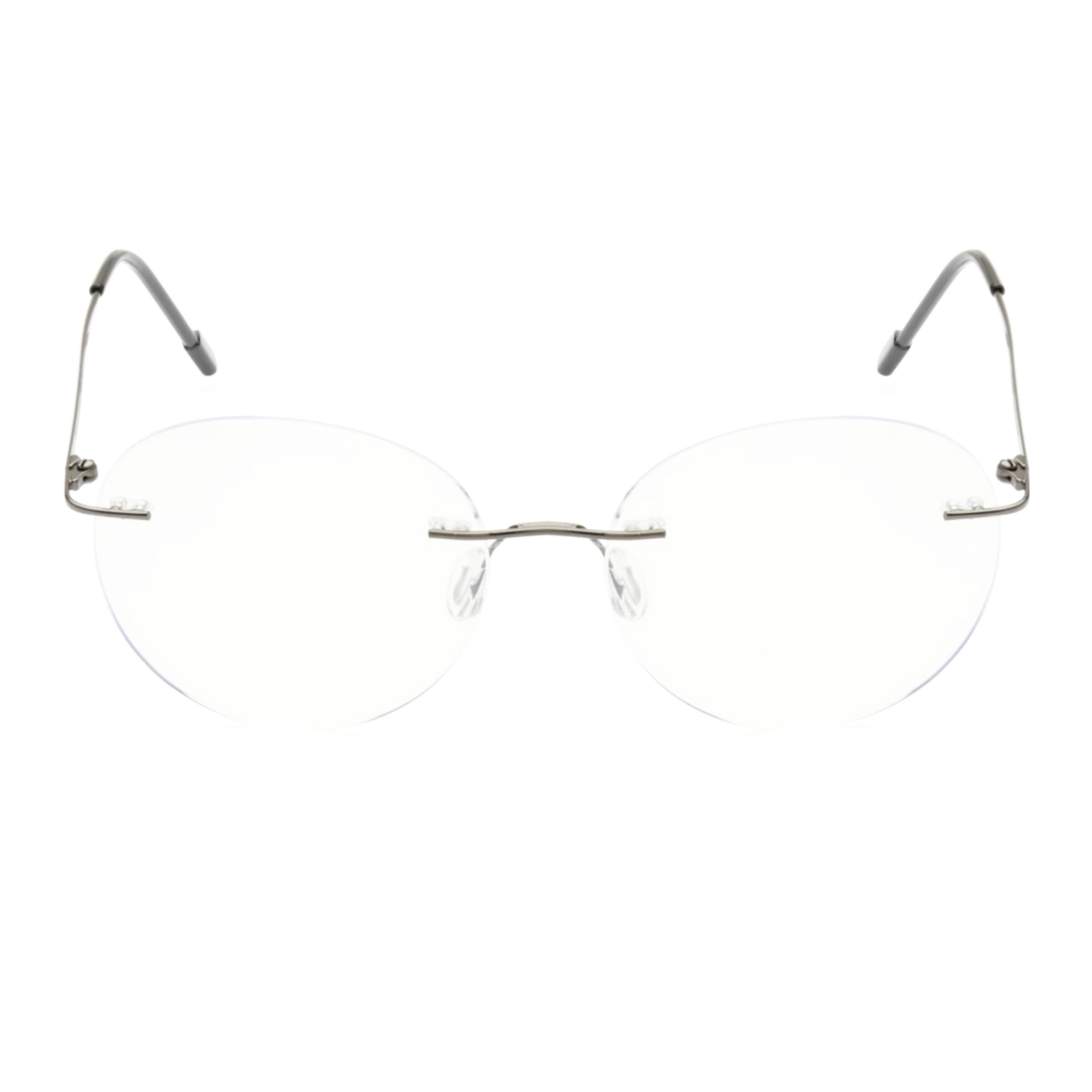 rimless blue light reading glasses