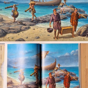 Illustration originale de : Les Découvreurs Schreiber / Thiemeyer, Ravensburger 1992 image 2