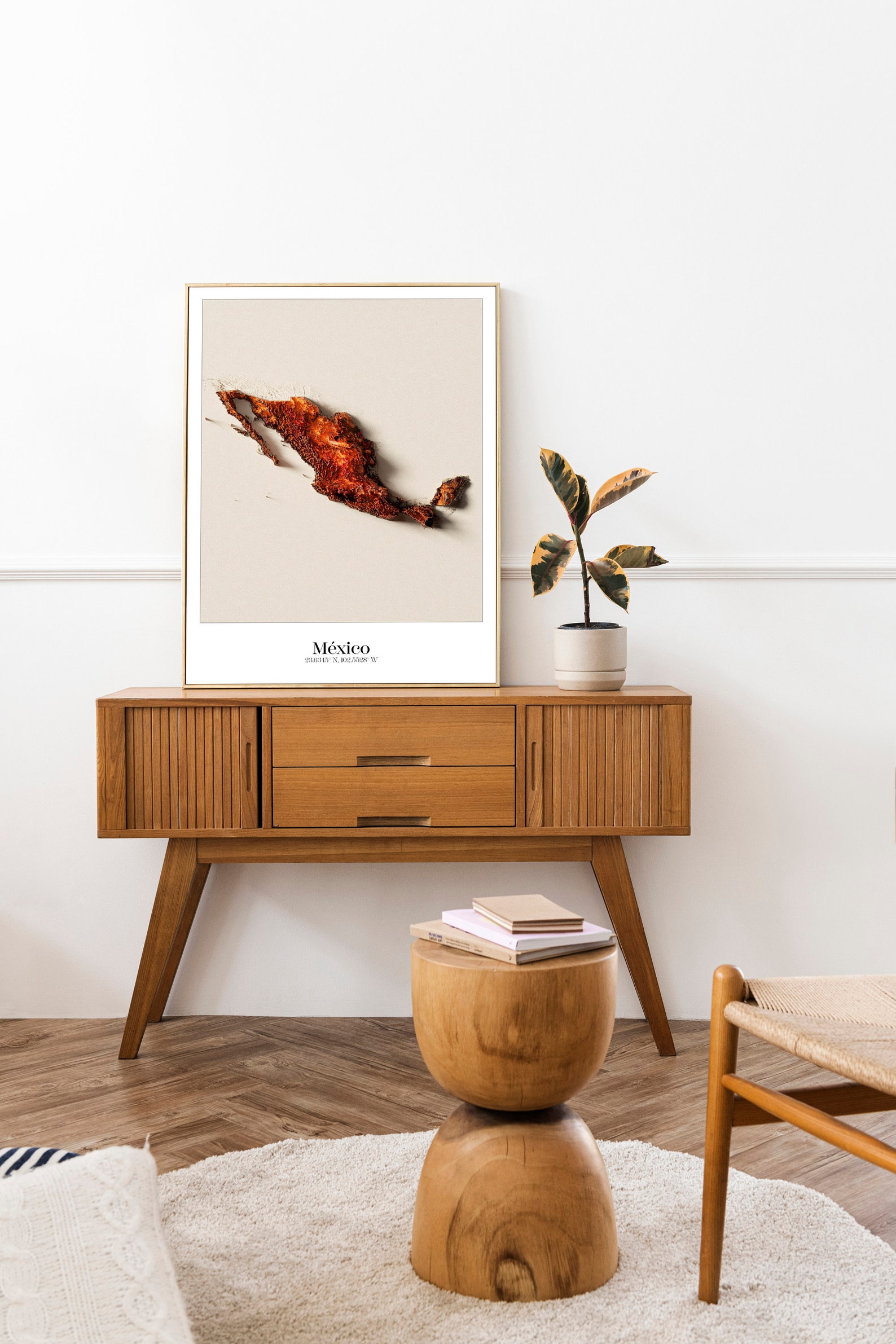 Relief Map Mexico I Printable I 3D I Wall Art - Etsy