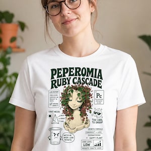 Funny Peperomia Ruby Cascade Shirt - Retro House Plants Gift - Sarcastic Peperomia Ruby Cascade Clothing