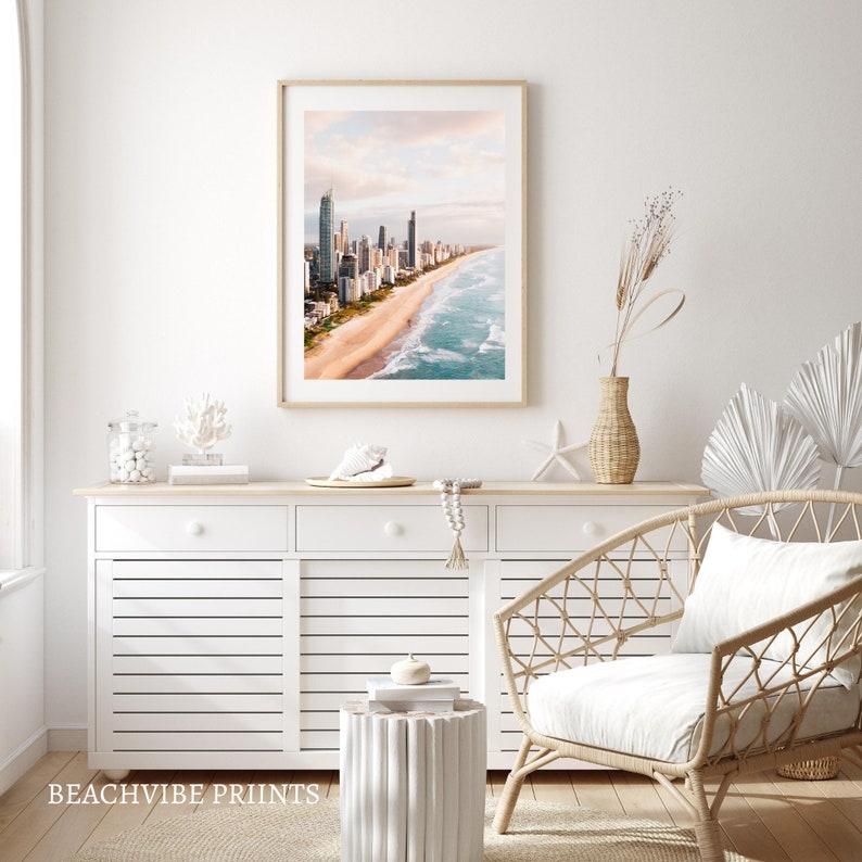 Gold Coast Wall Art Australian Home Decor Queensland Prints Etsy