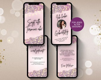 Digital WhatsApp invitation | Electronic birthday invitation | Digital birthday card | Animated video invitation