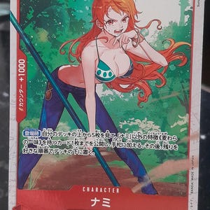 One piece card Nami OP01-016 R rare card games TCG english Eng english mugiwara