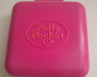 Polly Pocket Polly's Funfair Compact en rose  Polly World ~ Bluebird 1989