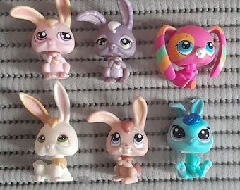 LPS Littlest petshop pet shop 3 pieces lot 3 random pet shop Hasbro