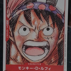 One Piece Card Monkey D Luffy P-022 P Japanese TCG Card Game Jap Japan Mugiwara OPTCG