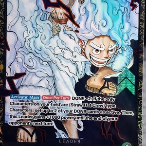One Piece Monkey D. Luffy EB02-010 L – Holographic OPTCG Proxy Card – Custom Fan Made – English ENG