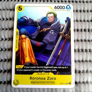 One Piece Card roronoa zoro OP07-113 UC 500 Years in the Future english TCG PROXY egghead straw hat crew mugiwarahat de straw team